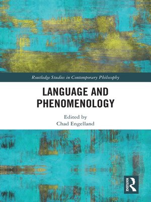 cover image of Language and Phenomenology